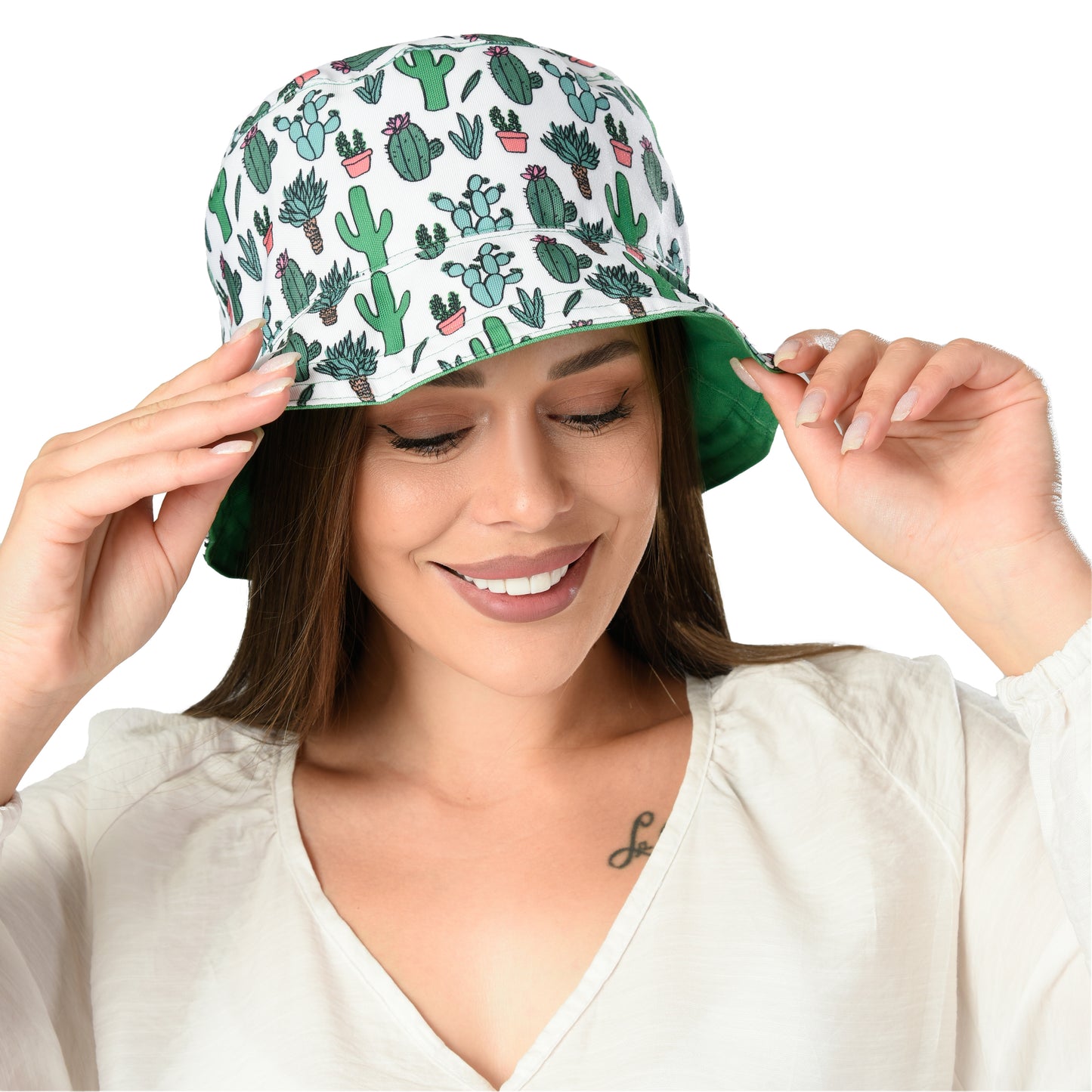 Green - Cactus Bucket Hat