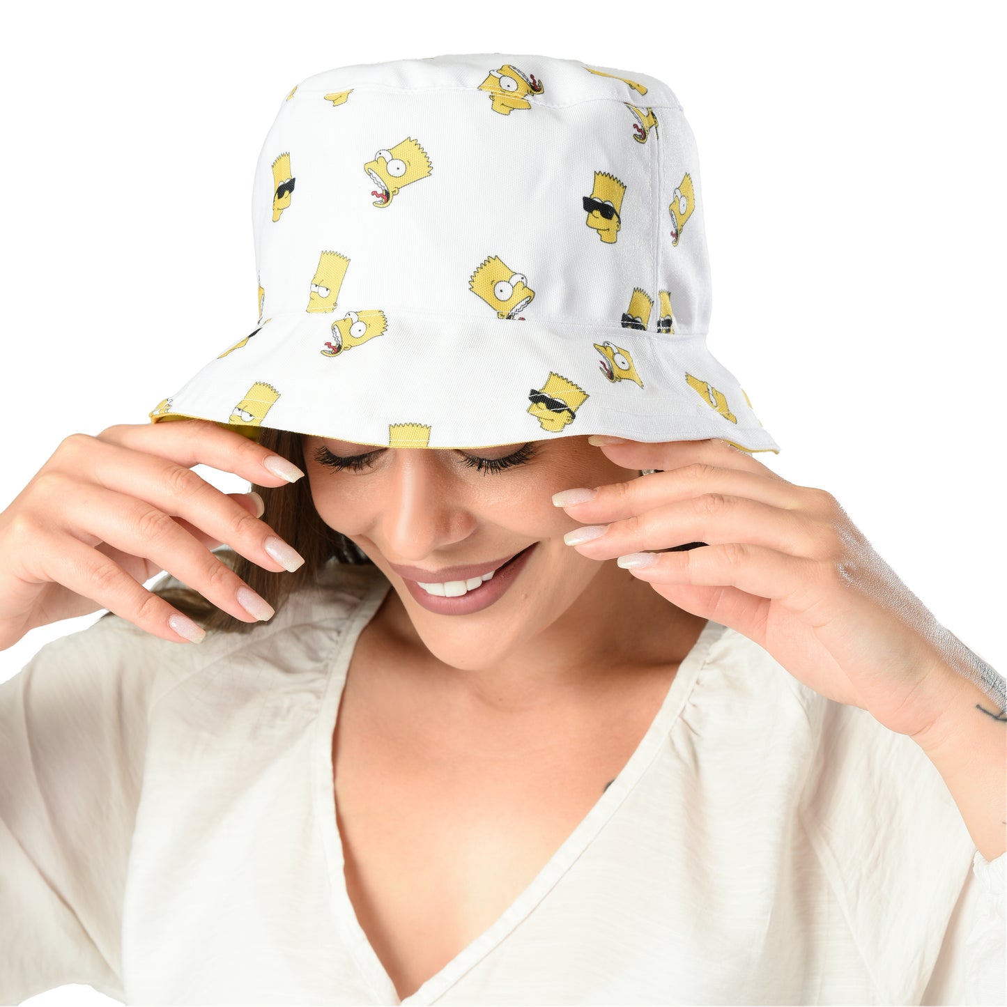 yellow -Simpsons Bucket Hat
