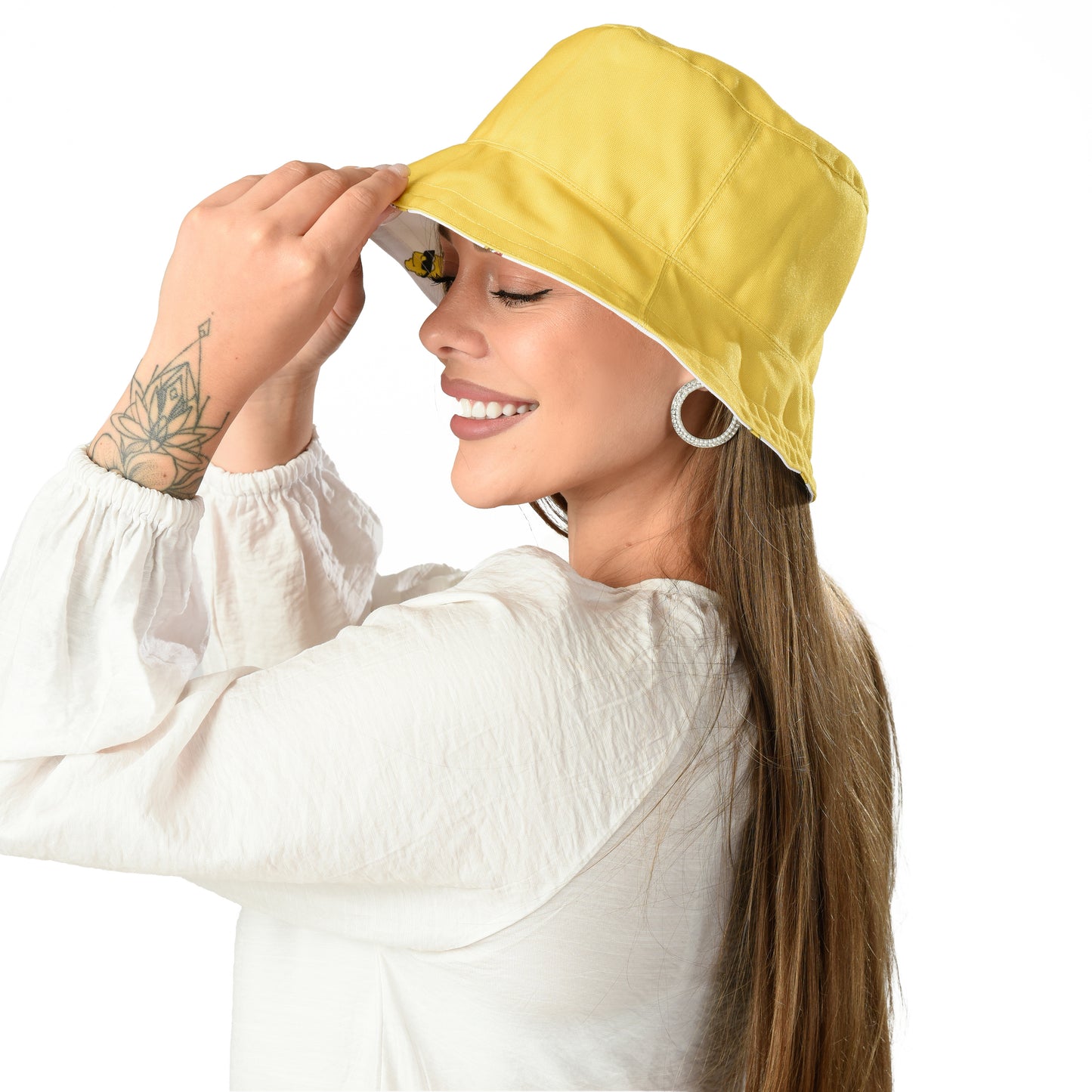 yellow -Simpsons Bucket Hat