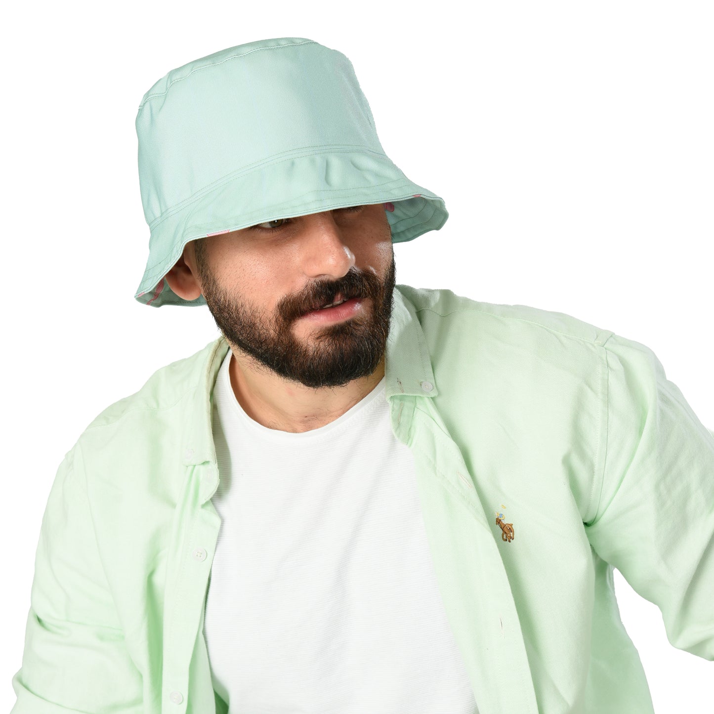 Mint - peaches Bucket Hat