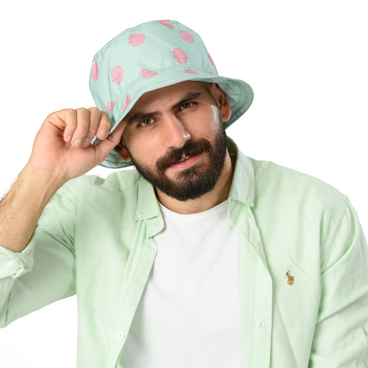 Mint - peaches Bucket Hat