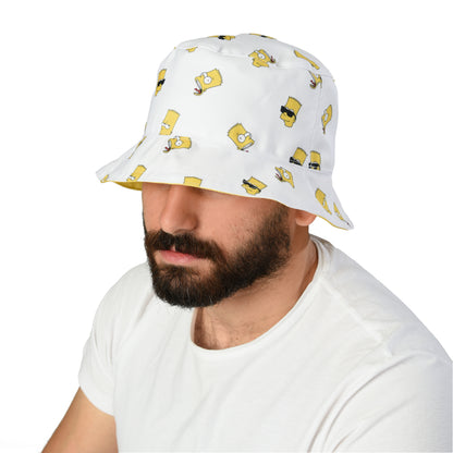 yellow -Simpsons  Bucket Hat