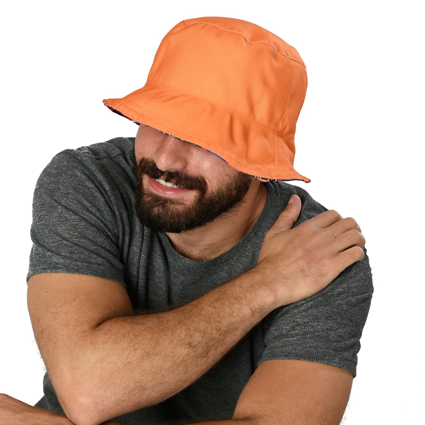 Orange- Bedouin Bucket Hat