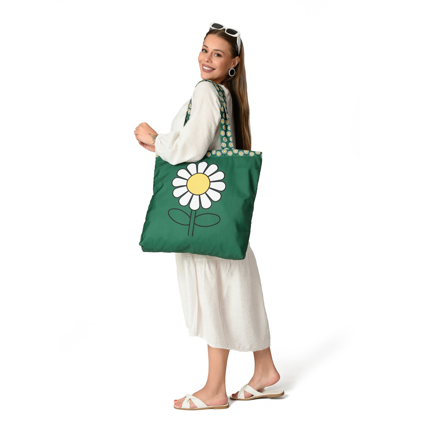 Sun Flower Tote Bag + Free Makeup Bag