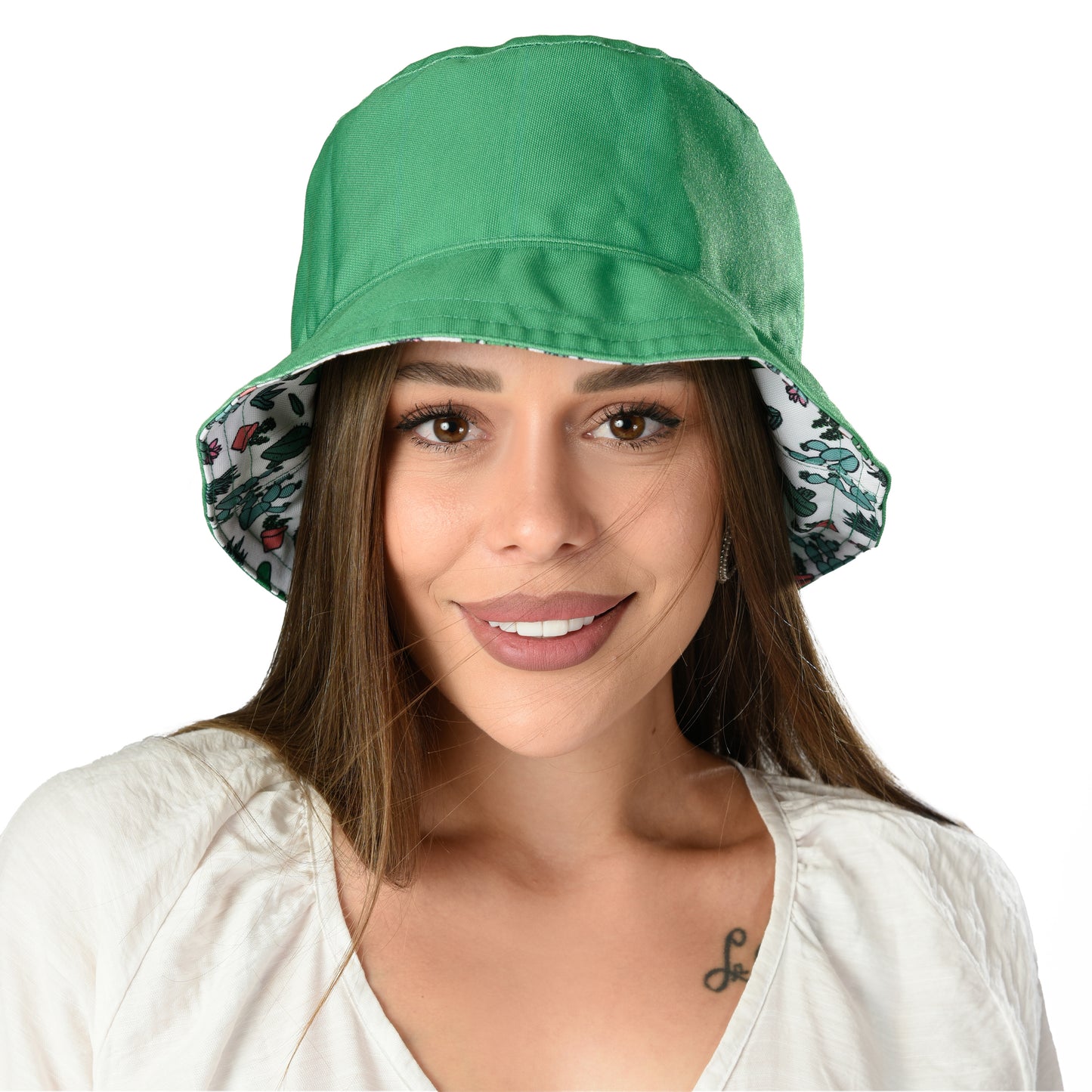 Green - Cactus   Bucket Hat