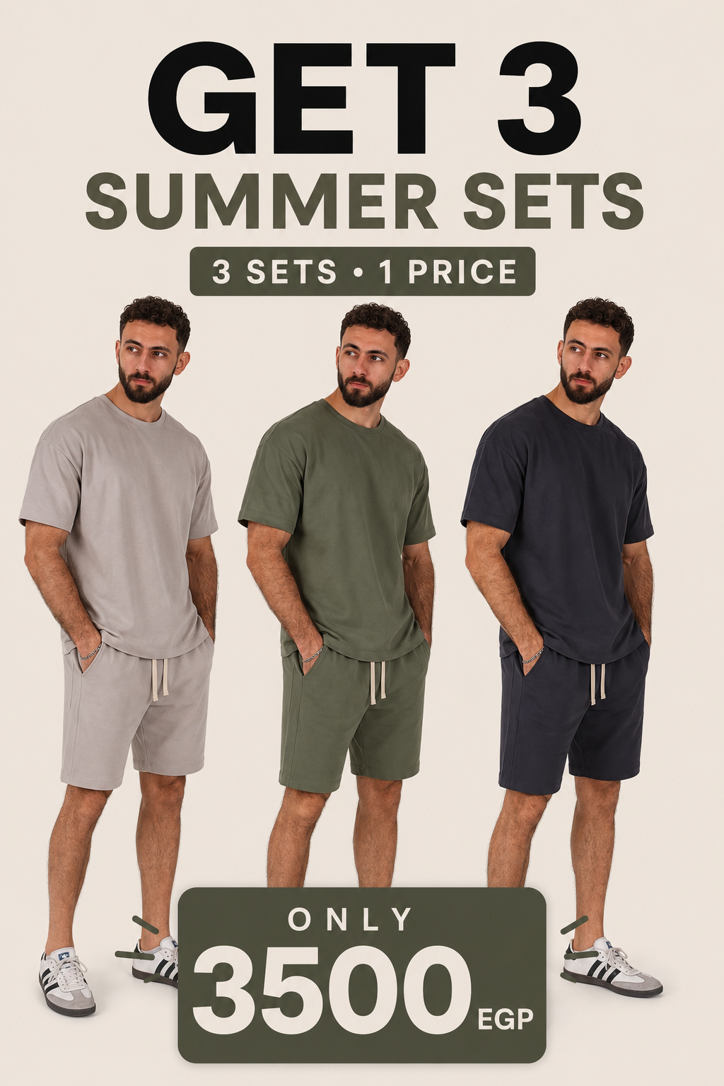 Summer Set — Oversized Tee & Shorts